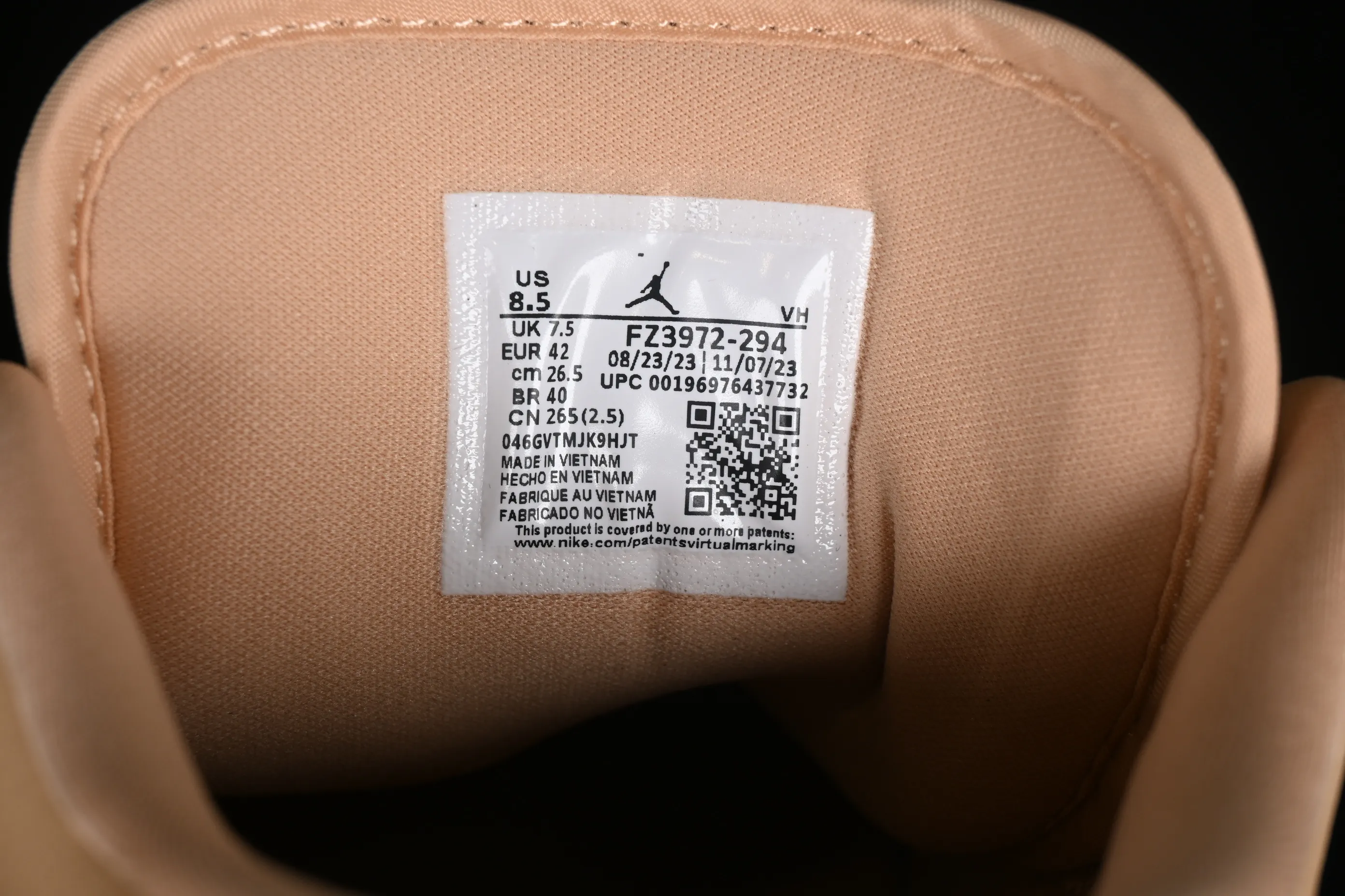 All categories Air Jordan Jordan series basketball shoes Air Jordan 1 Low Air Jordan 1 Low AJ1 Joe 1 raw rubber warm yellow low-top cultural basketball shoes FZ3972-294